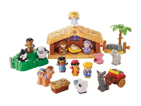 fisher price little people christmas nativity|fisher price nativity shepherd set.